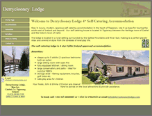 Tablet Screenshot of derryclooneylodge.com